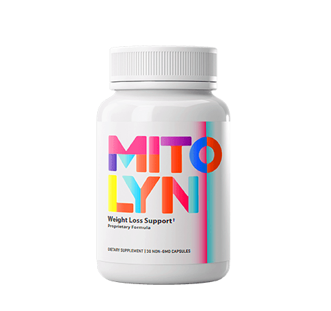 Image of a single bottle of Mitolyn supplement with a plain white background.